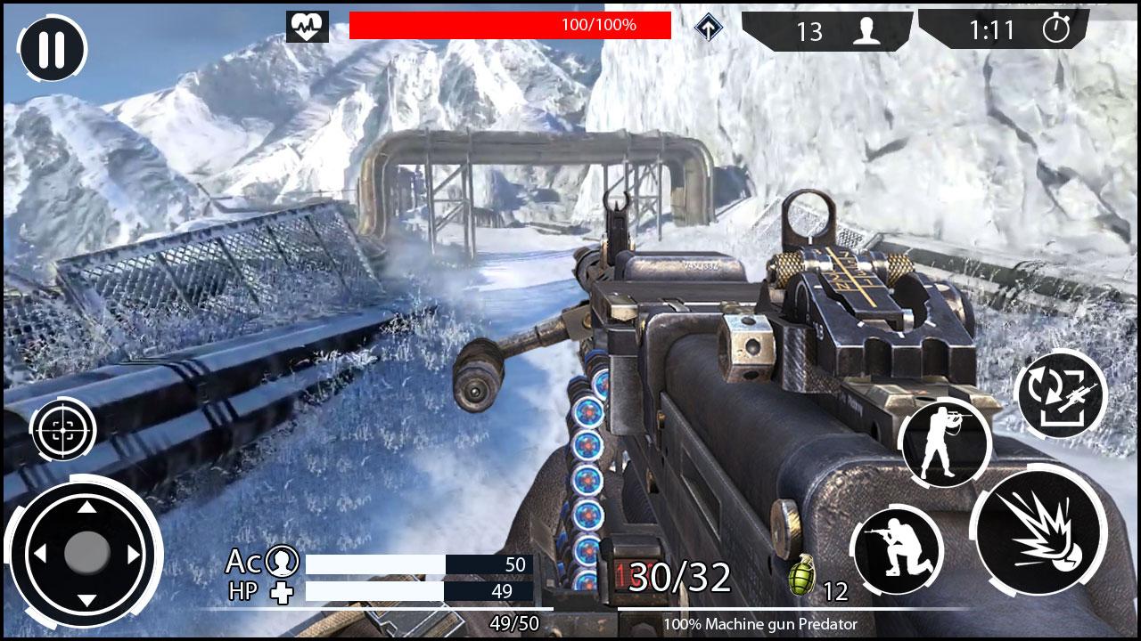 Winter Battlefield Shootout : FPS Shooting Games截图5