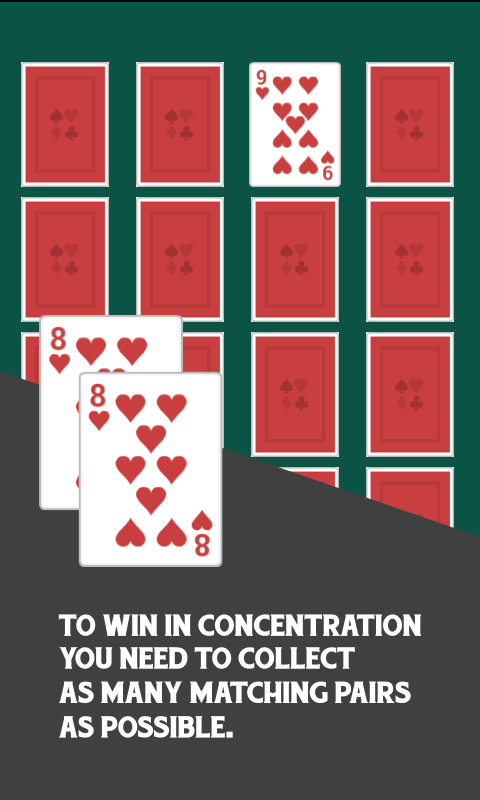 Concentration Free Card Game截图2