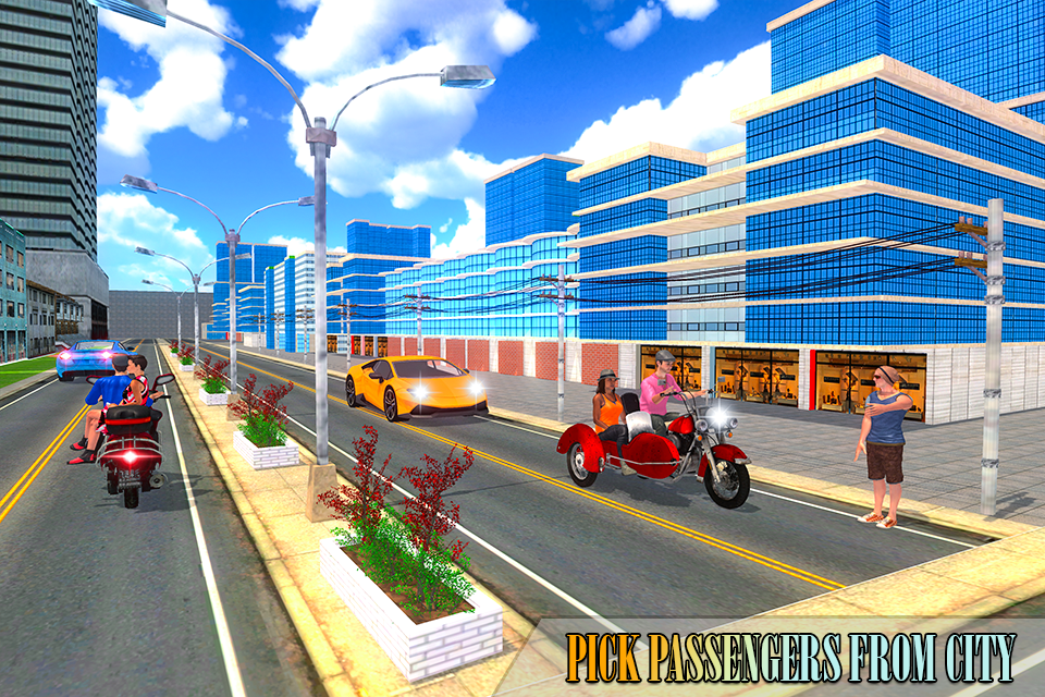 BMX Bike Moto Taxi Driver : Bike Pick n Drop Sim截图4