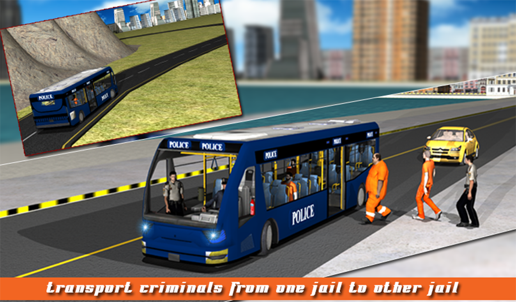 Jail Criminal Transport Bus截图4