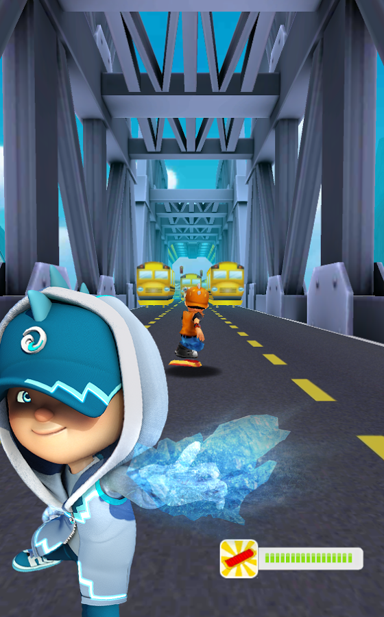 BoBoiBoy Subway Surfer: Run & Dash 3D Subway Game截图1