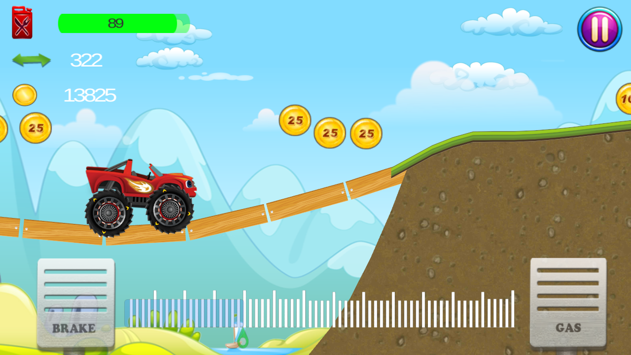 Blaze Monster Racing Car Game截图1