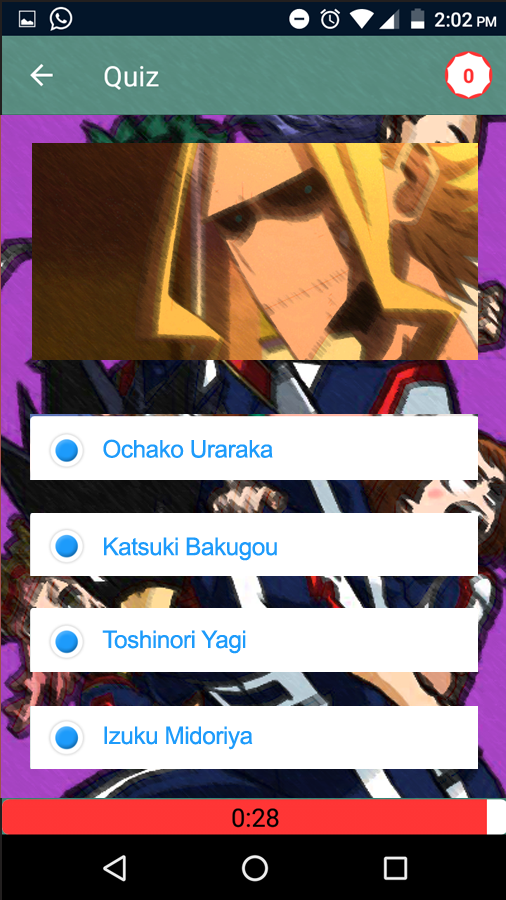 Guess My Hero Academia Trivia Quiz截图2