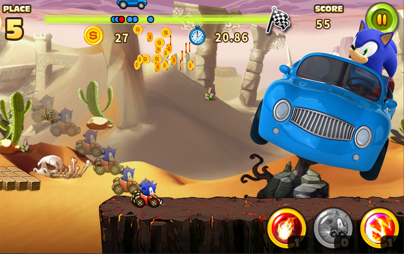 Super Sonic Kart Go Race: Free Car Racing Game截图3