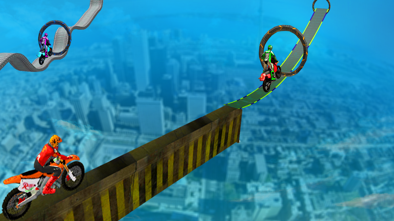 Bike Stunts : Crazy Drivers 3D截图3