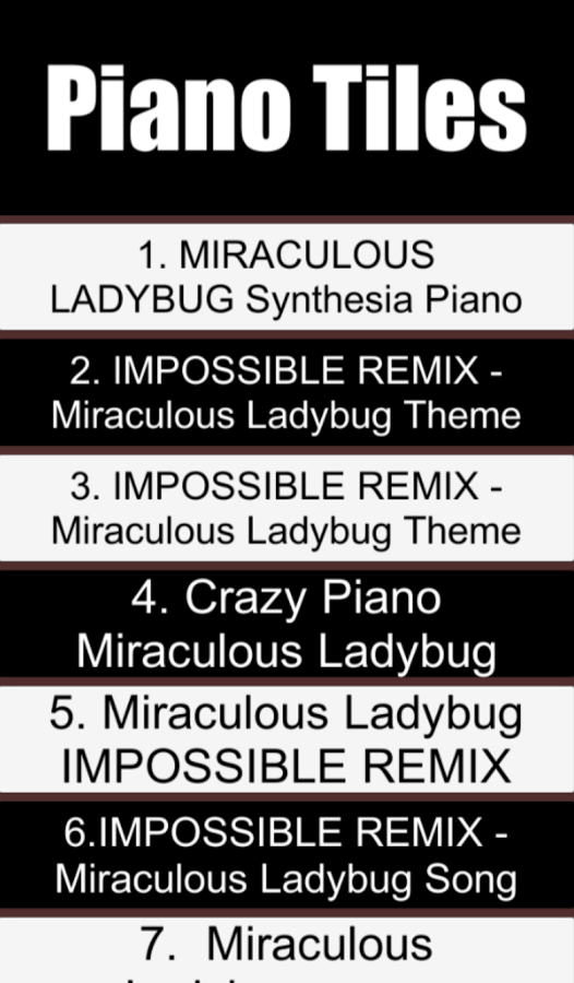 Miraculous Ladybug Piano Tiles截图1