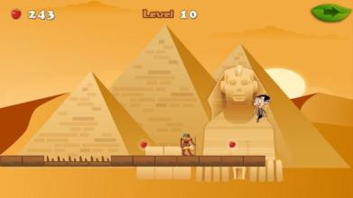 Jumper Mr Bean Pharaoh of Egypt Adventure Games截图4