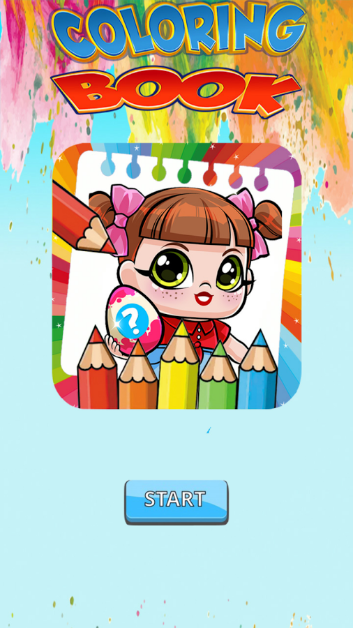 lol dolls surprise eggs and pets coloring book截图3