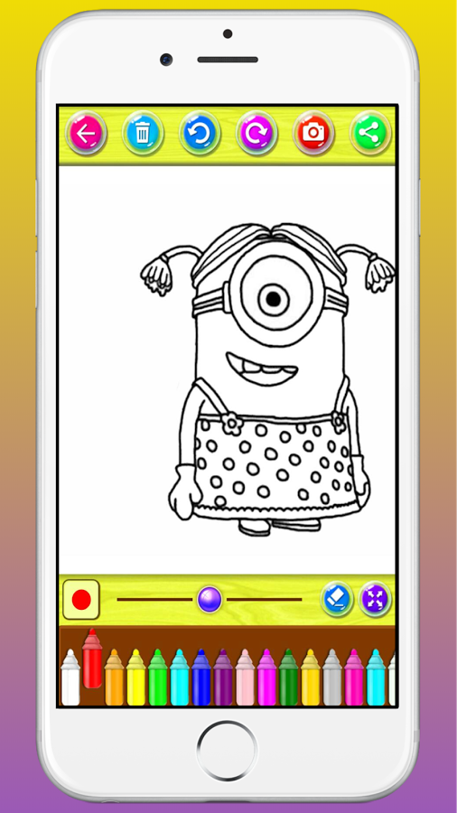 Coloring Books For Minions Character截图5