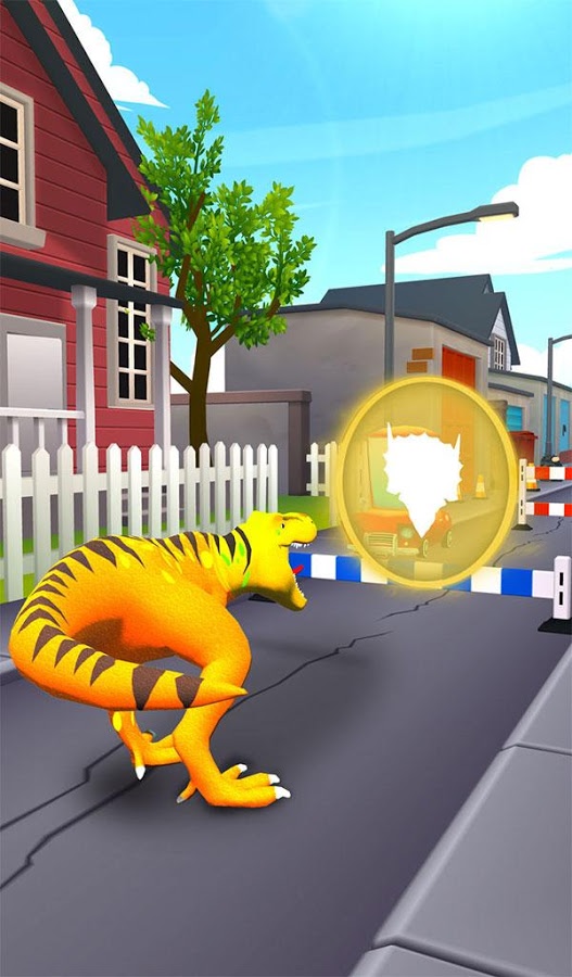 Dino Run: Transform Race Jurassic City Runner截图4