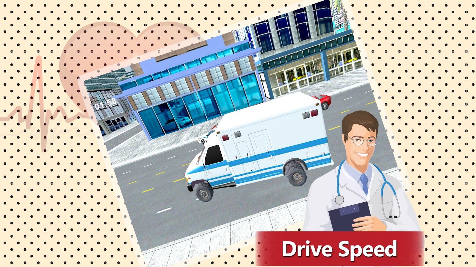 911 Ambulance Rescue Simulator Game 2018截图3