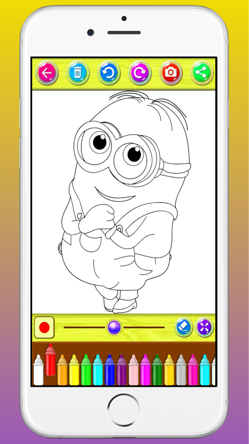 Coloring Books For Minions Character截图2