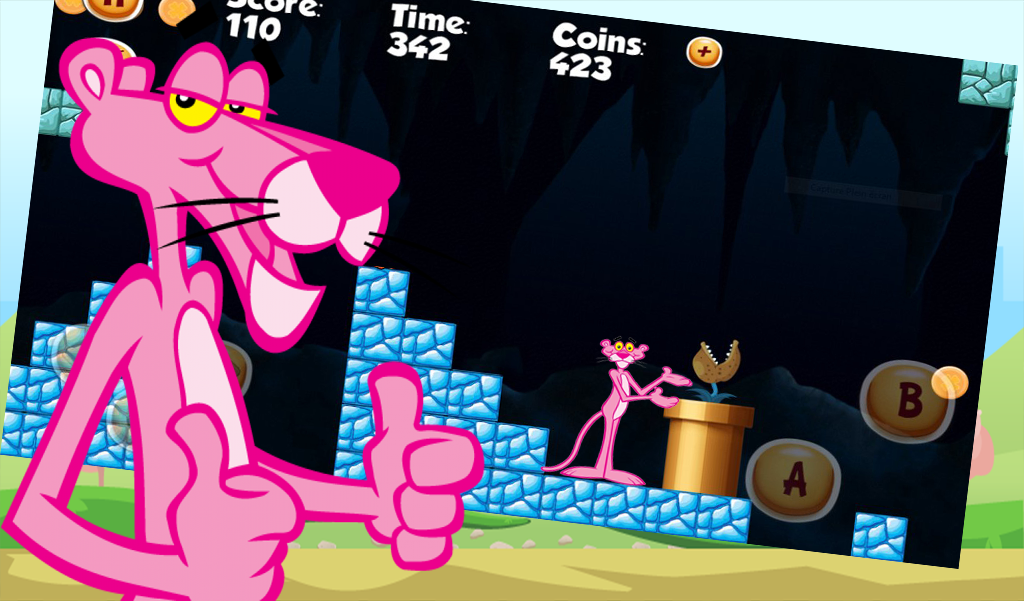 super pink panther adventure Mystery world截图1