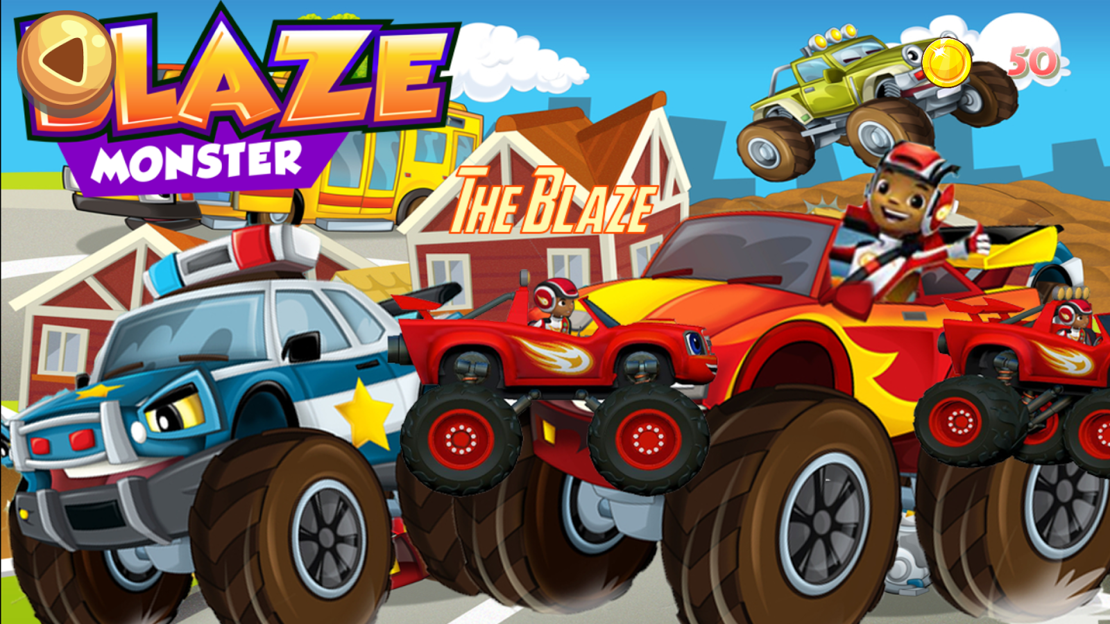 The new Blaze and Monster Truck 4x4 Racing 2018截图2