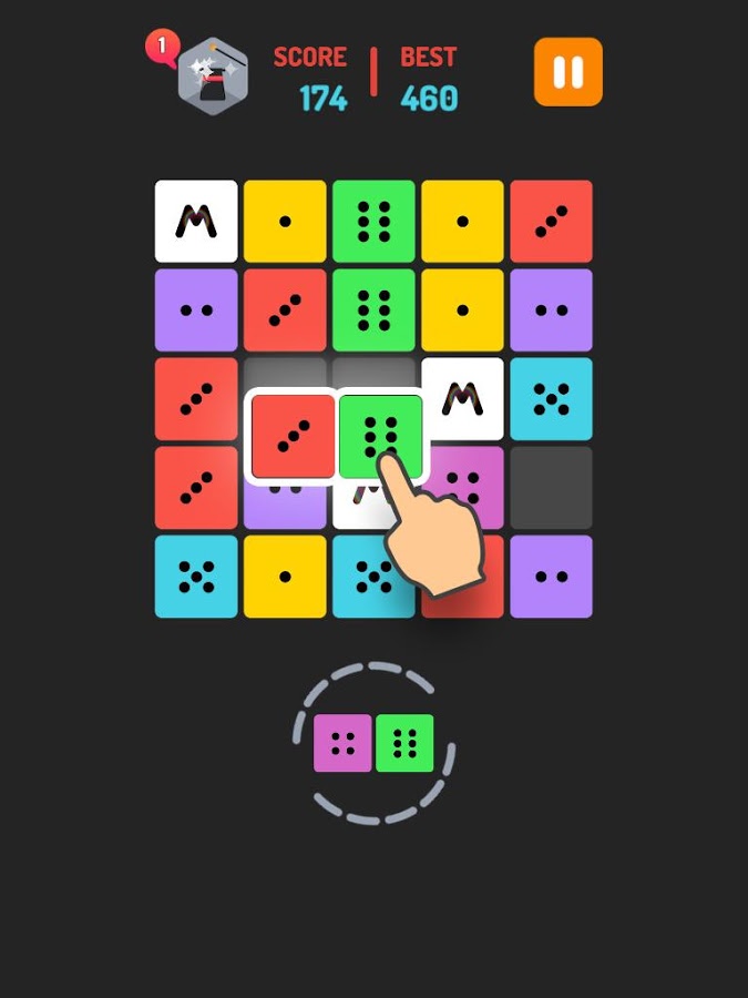 Merge Block Hexa: Dominoes Merged Puzzle截图2