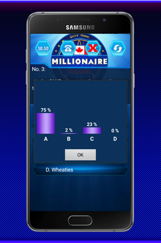 Millionaire Canadian 2018截图1