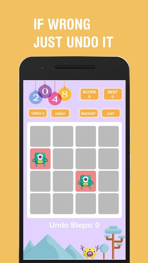 monster2048 plus-mix fantastic 2048 with monster截图1