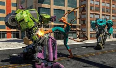 Auto Spider: Police Robot Battle截图4