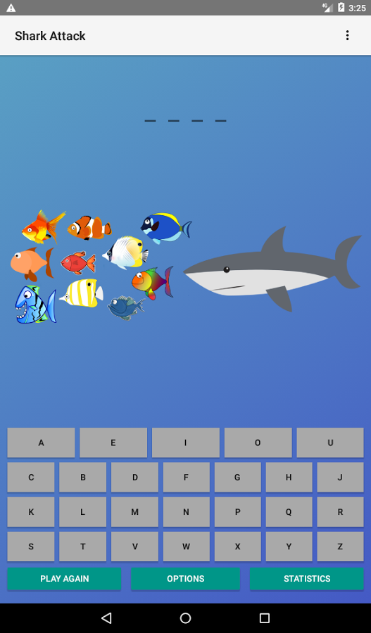 Shark Attack (Hangman)截图4