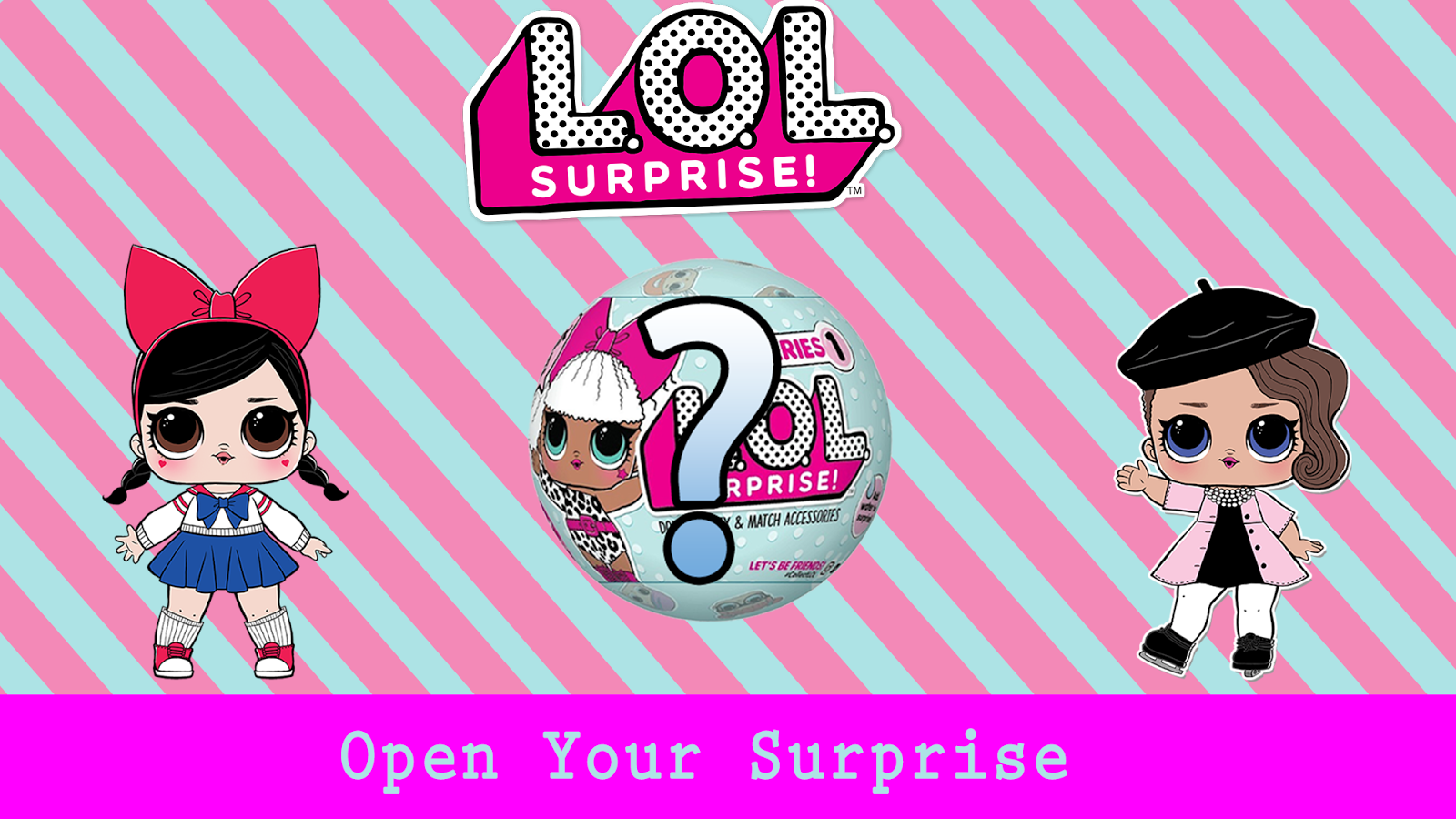 LOL Surprise Dolls Opening eggs : Baby Dolls Game截图2