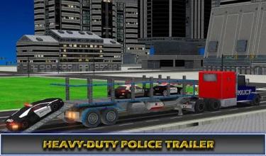 US Police Airplane Cop Dog Transporter Games Free截图2