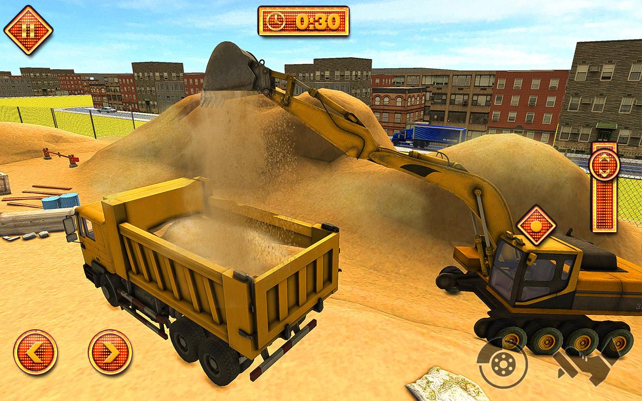 Modern City Site Construction Truck 3D Sim Game截图3