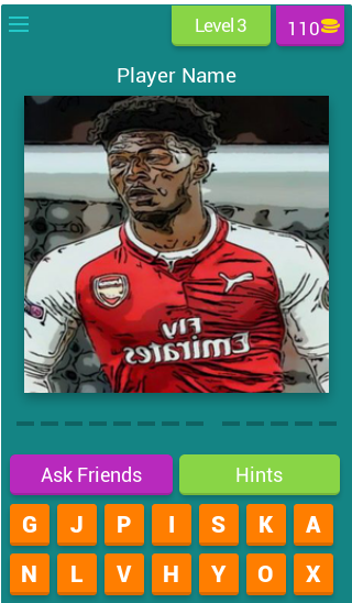 Arsenal Player Quiz截图2