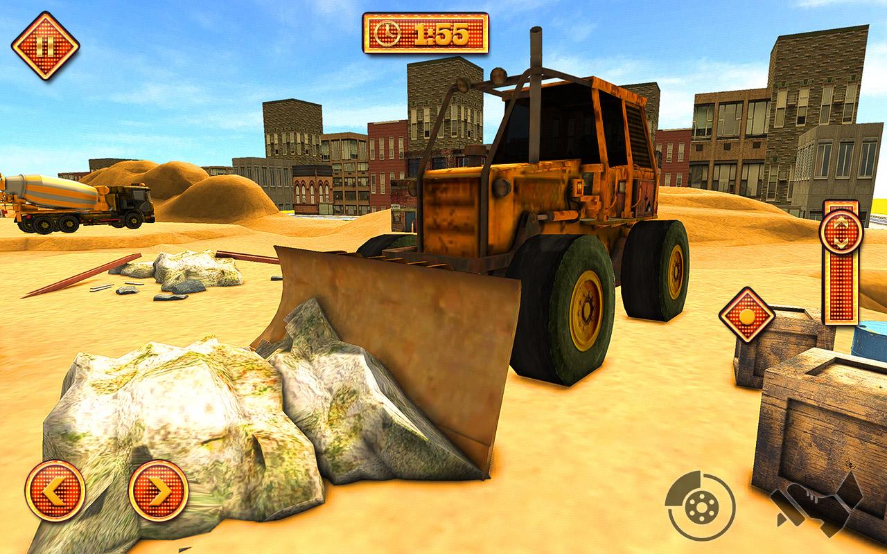 Modern City Site Construction Truck 3D Sim Game截图1