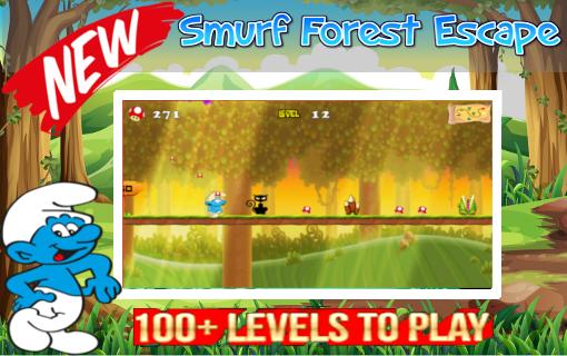 Smurf Forest Escape截图1