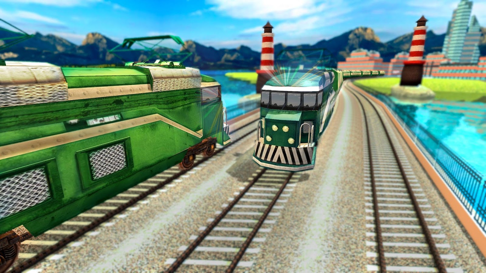 Indian City Train Drive Free Simulator 2018截图2