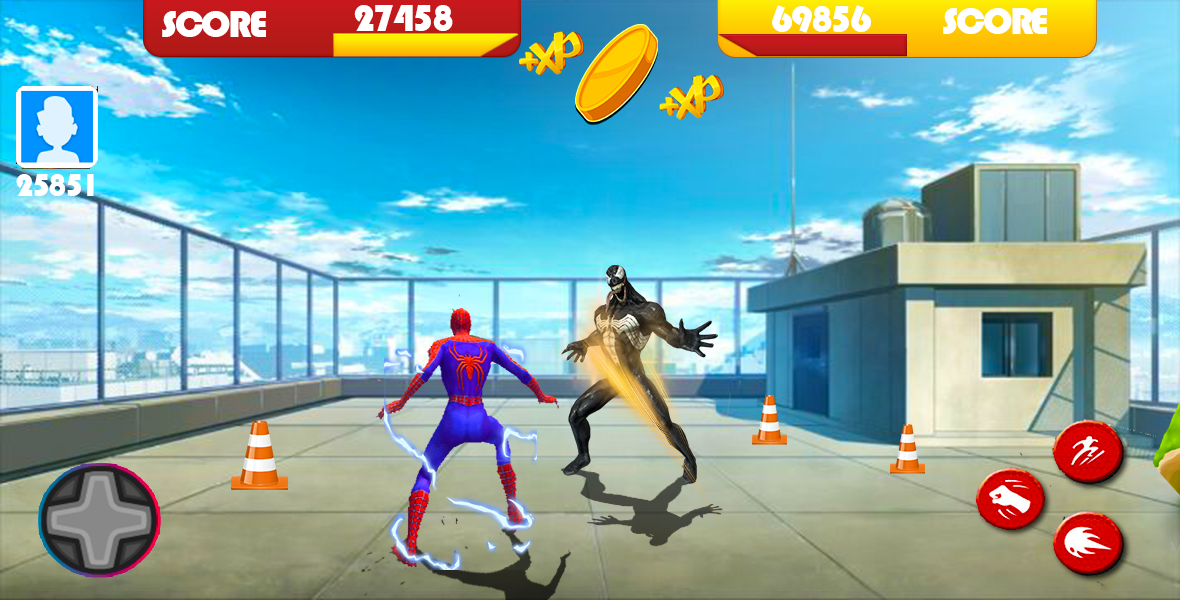 Ultimate Spider-Man Avengers Rush : Legends Rush截图1