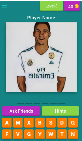 Real Madrid Player Quiz截图5