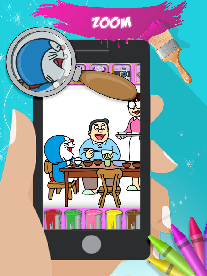 Dessin et coloriage: Doraemon Fans截图4