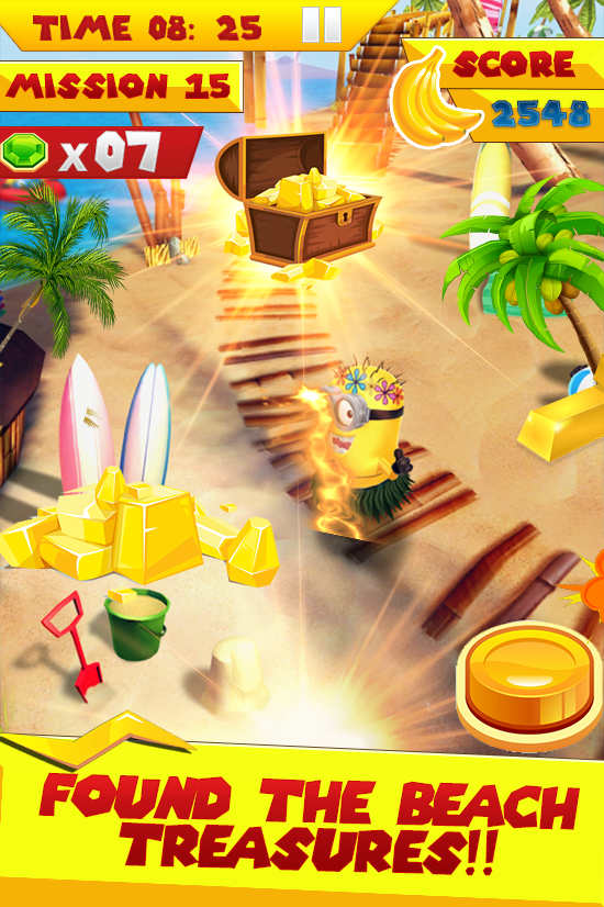 Banana Rush : Legends Minion Adventure 3D截图1