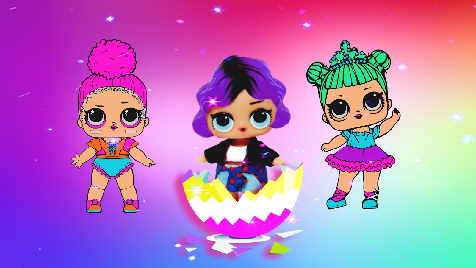 Lol Surprise Dolls Opening Eggs 2018截图2