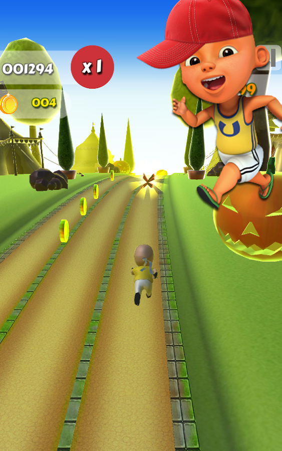 Subway Upin Ipin Surfers: Free Run & Fight Game截图2