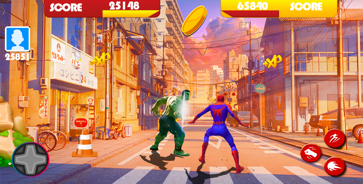 Ultimate Spider-Man Avengers Rush : Legends Rush截图4