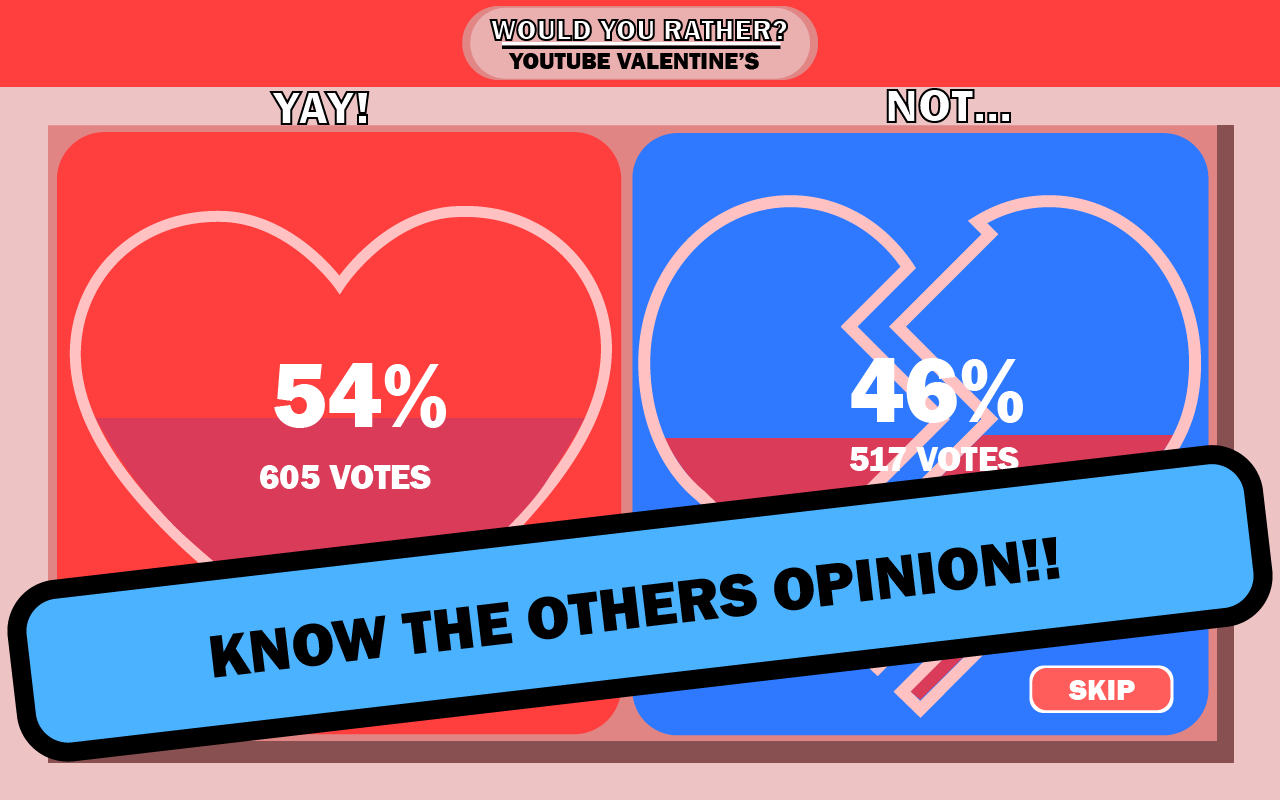 Would You Rather? Youtube Valentine's截图2