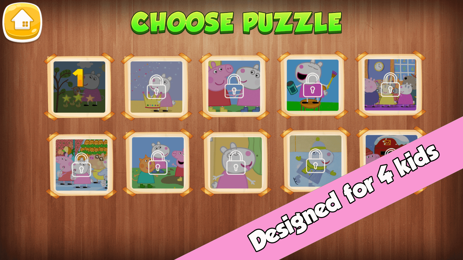 Peepa Pig puzzles Rompecabezas 2截图5