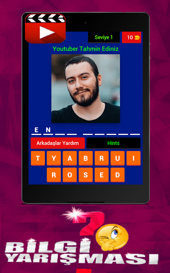 Youtuber Tahmin Ve Bilgi Yarışması截图2