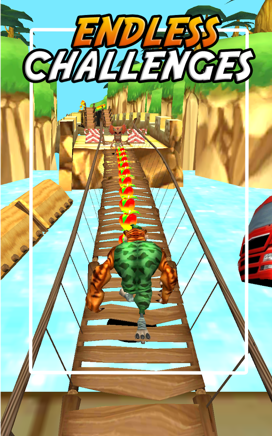 Crash Escape Jungle 3D - Bandicoot Run截图1