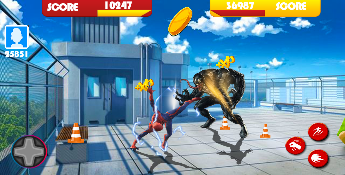 Ultimate Spider-Man Avengers Rush : Legends Rush截图2