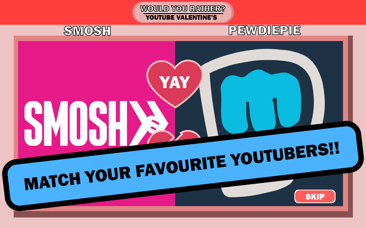 Would You Rather? Youtube Valentine's截图1