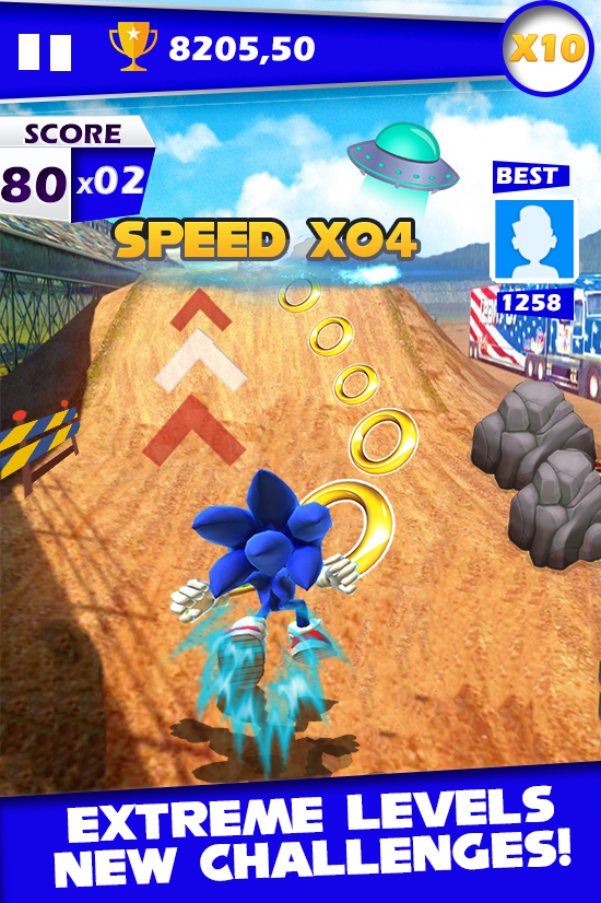 Sonic Speed Dash Adventures : Run Game 3D截图4