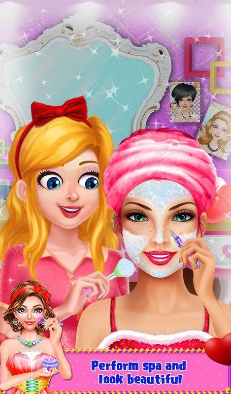 Valentine Girl Fashion Doll Spa Makeover Salon截图5