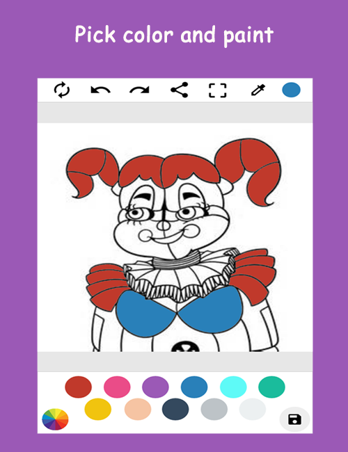 Circus Baby coloring book截图2