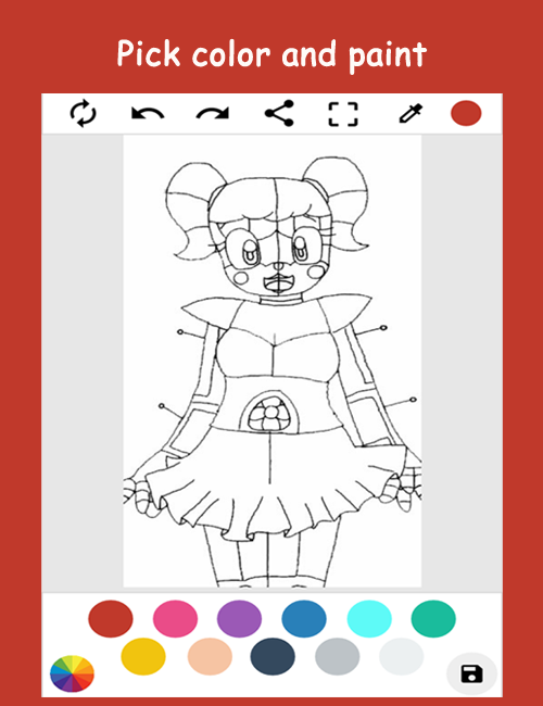 Circus Baby coloring book截图3