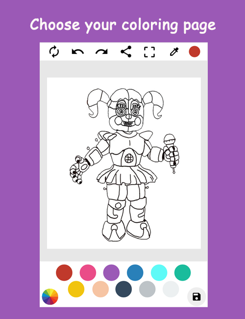 Circus Baby coloring book截图4