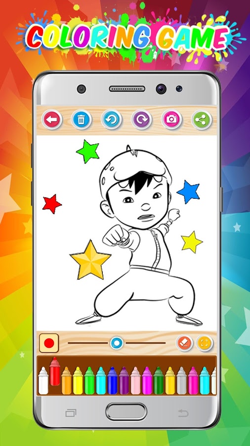 Boboboy Coloring Game 2018截图3