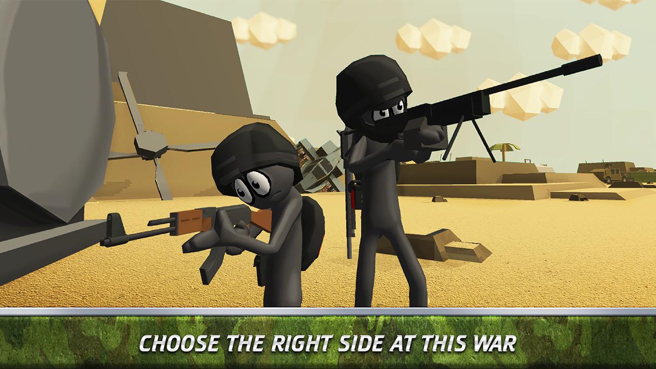 Sticked Man Tactical Battle 3D - Epic Warriors截图4